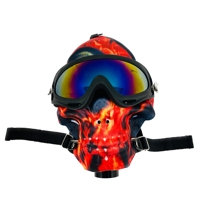 KAPOW KAPOW FACE MASK RED FLAME-S918