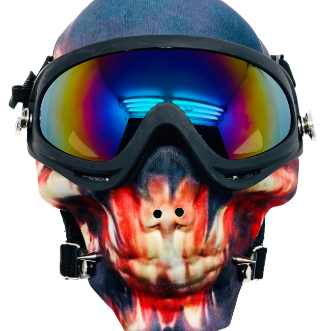 KAPOW KAPOW FACE MASK ORANGE FLAME-S917