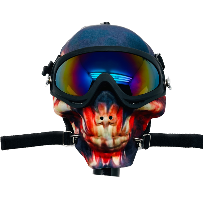 KAPOW KAPOW FACE MASK ORANGE FLAME-S917