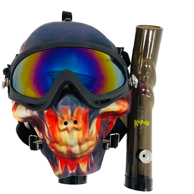 KAPOW KAPOW FACE MASK ORANGE FLAME-S917