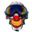 KAPOW KAPOW FACE MASK JOKER SKULL-S909