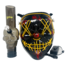 KAPOW KAPOW COLORFUL GAS MASK BONG WITH ACRYLIC -S942