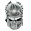 KAPOW KAPOW PREDATOR INSPIRED GAS MASK WITH SKULL ACRYLIC BONG 1-SILVER S920