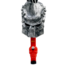 KAPOW KAPOW PREDATOR INSPIRED GAS MASK WITH SKULL ACRYLIC BONG 1-SILVER S920
