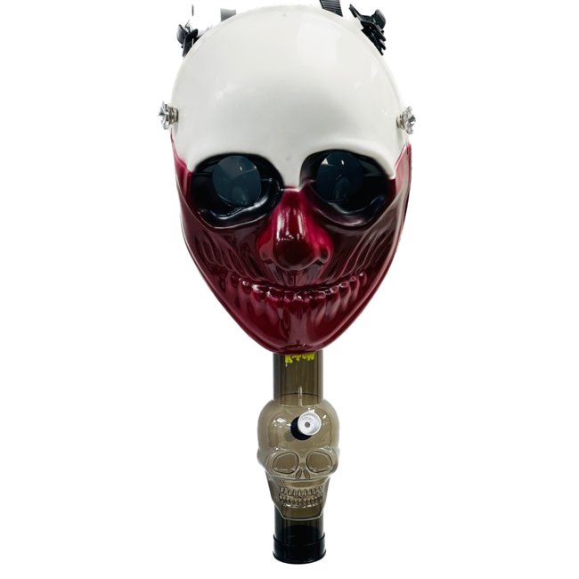 KAPOW KAPOW DOUBLE FACE MASK 9-WHITE+RED S928