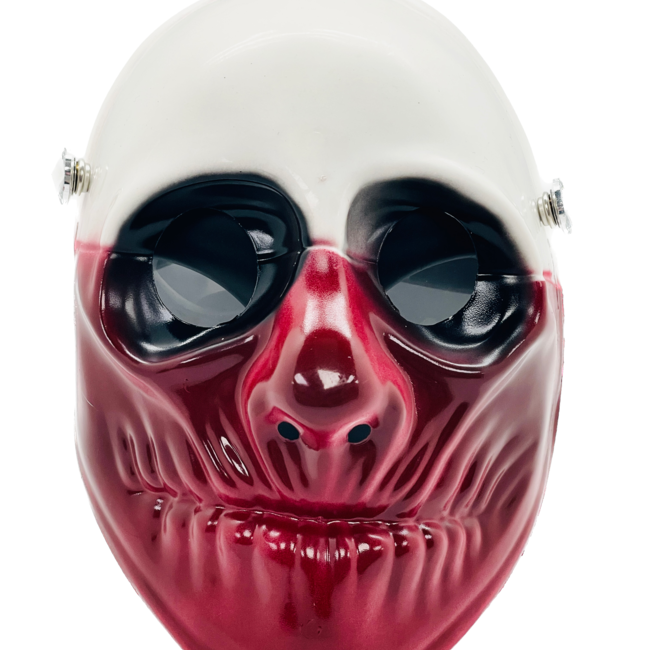 KAPOW KAPOW DOUBLE FACE MASK 9-WHITE+RED S928