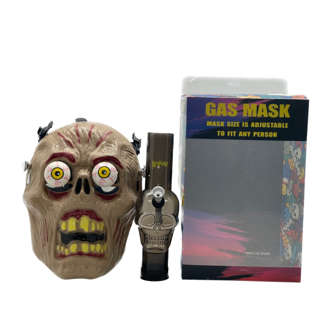 KAPOW KAPOW DOUBLE FACE MASK 28-BROWN S978