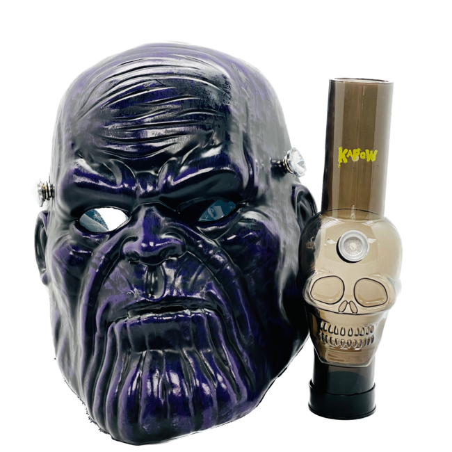 KAPOW KAPOW DOUBLE FACE MASK 12-PURPLE S931