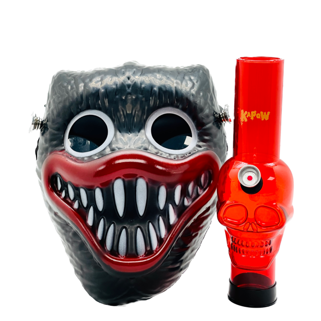 KAPOW KAPOW DOUBLE FACE MASK 26-BLACK S976