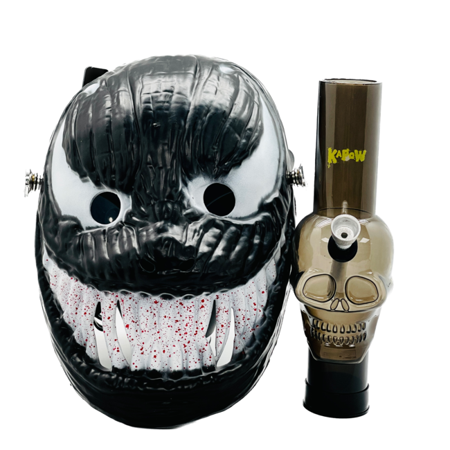 KAPOW KAPOW DOUBLE FACE MASK 27-BLACK S977