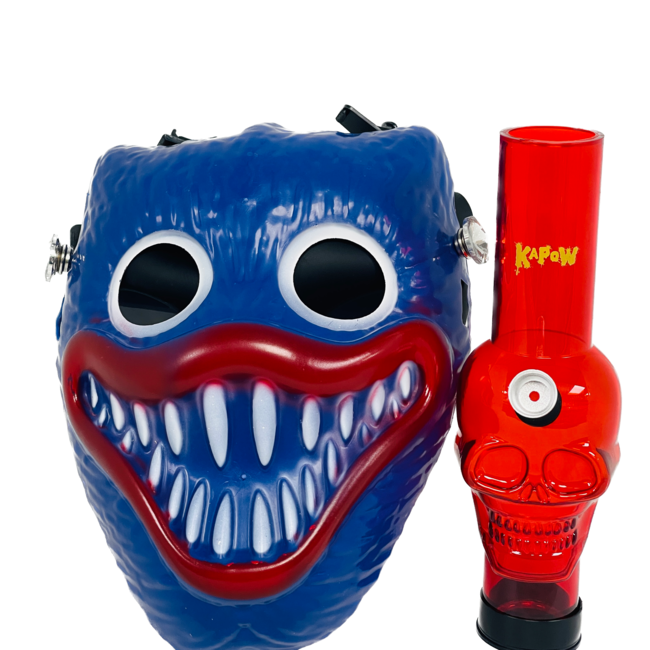 KAPOW KAPOW DOUBLE FACE MASK 25-BLUE S975