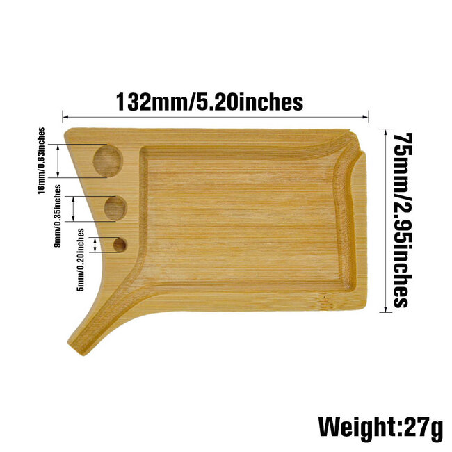 KAPOW KAPOW WOODEN ROLLING TRAY AC501