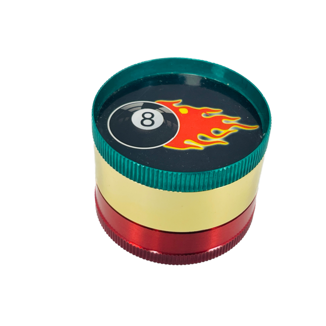 4 PCS RASTA 2" ZINC GRINDER