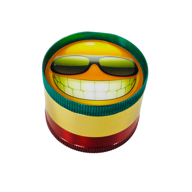 4 PCS RASTA 2" ZINC GRINDER