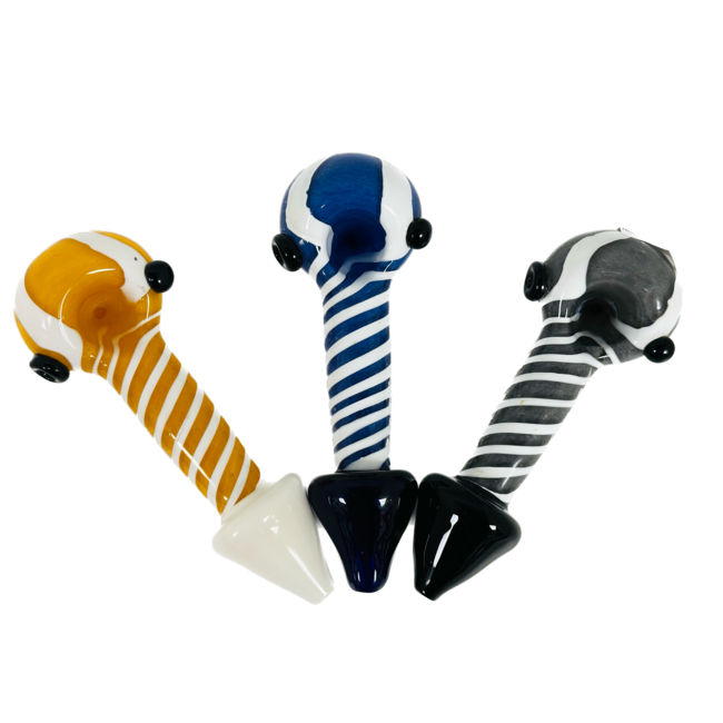 6'' MUSHROOM GLASS HAND  PIPE