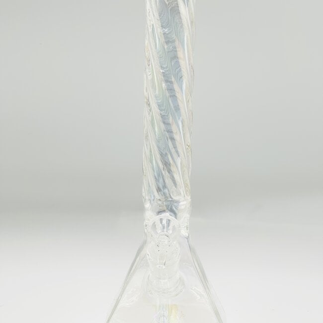 14'' TWISTED DIAMOND BASE BEAKER WATER BONG C-9