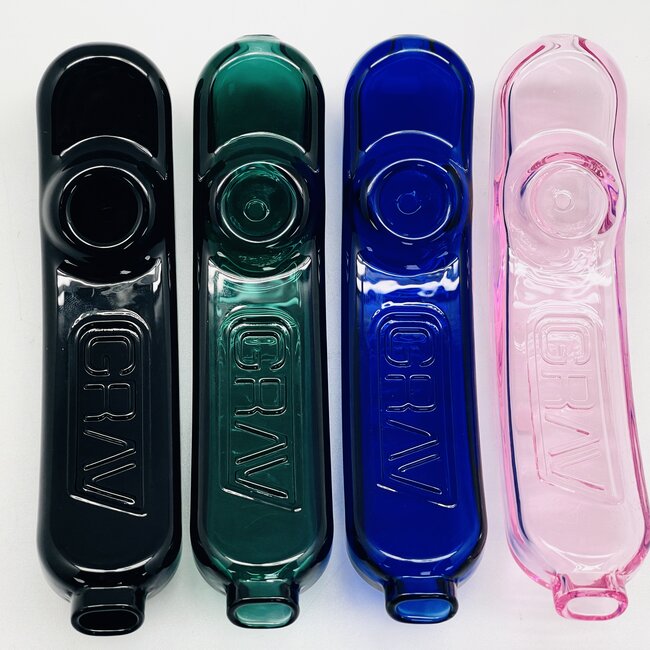 GRAV 5''  5" CURVED STEAMROLLER  GLASS PIPE