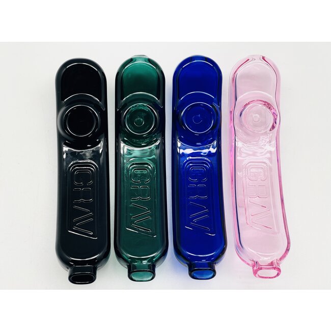 GRAV 5" CURVED STEAMROLLERHAND GLASS PIPE