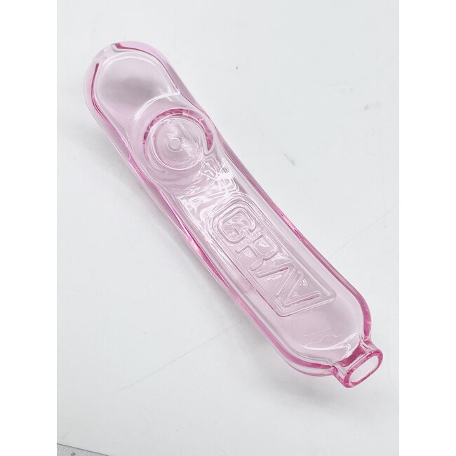 GRAV 5" CURVED STEAMROLLERHAND GLASS PIPE