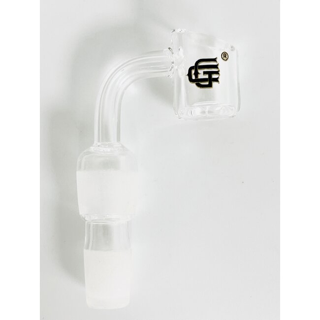 CHRYSTAL GLASS 14/18MM MALE DUAL MALE QUARTZ BANGER