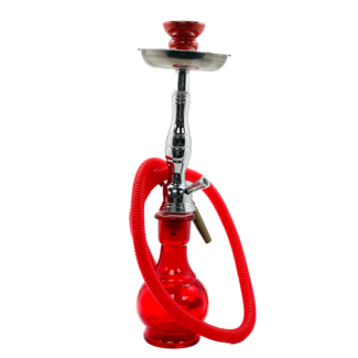 HOOKAH MEDIUM ROUND BASE RED