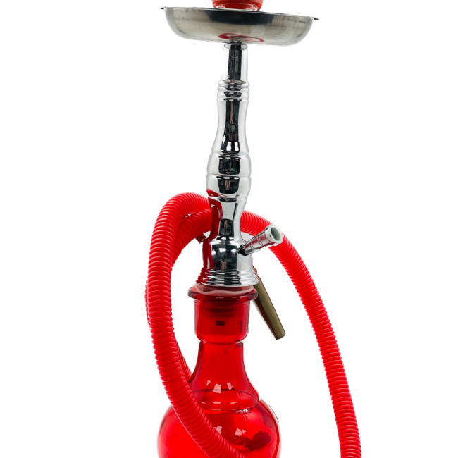 HOOKAH MEDIUM ROUND BASE RED