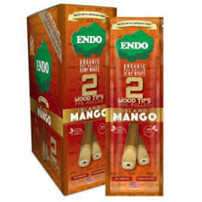 ENDO ENDO WOOD TIPS PRE ROLLED HEMP WRAP