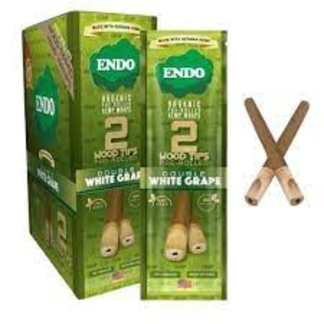 ENDO ENDO WOOD TIPS PRE ROLLED HEMP WRAP