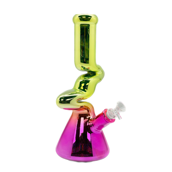 CHRYSTAL GLASS ZONG BEAKER BONG  MA-S19