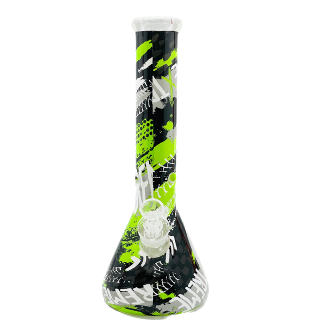 CHRYSTAL GLASS BEAKER BONG EXTREME  C 4115