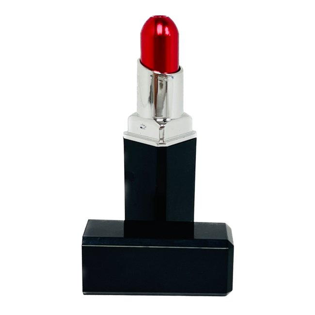 ACRYLIC SMALL  LIPSTICK DISGUISE HAND METAL PIPE-YD4097