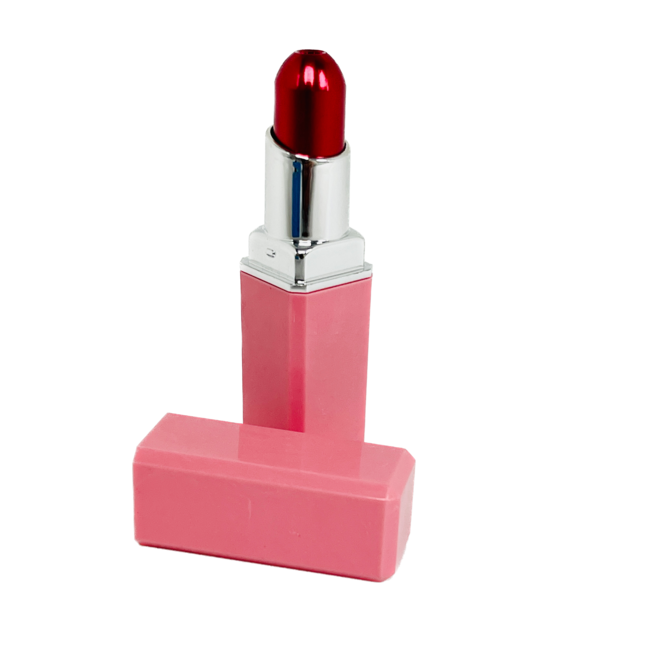 ACRYLIC SMALL  LIPSTICK DISGUISE HAND METAL PIPE-YD4097