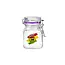 JUICY JUICY JARS GLASS CLEAR SMALL