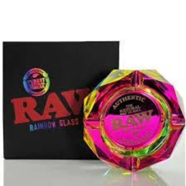 RAW RAW GLASS ASHTRAY