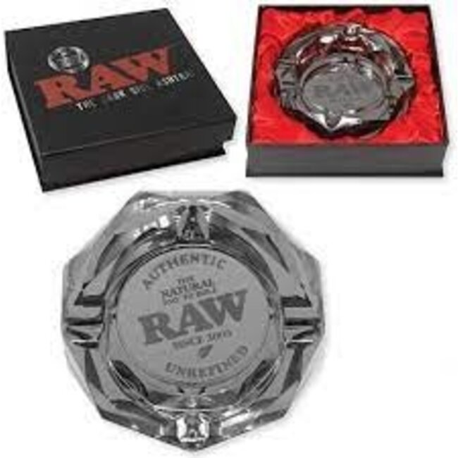 RAW RAW GLASS ASHTRAY