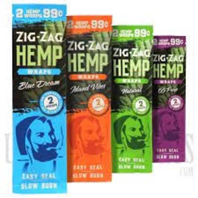 ZIG ZAG ZIG ZAG HEMP WRAP (2 PACK)