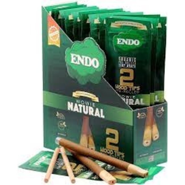 ENDO ENDO WOOD TIPS PRE ROLLED HEMP WRAP