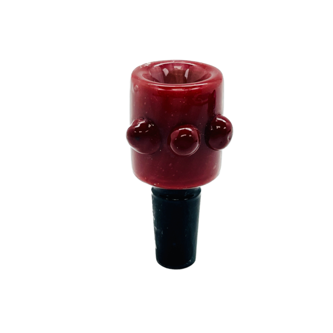 CRYSTAL GLASS 14MM COLOR TUBE GLASS BOWL