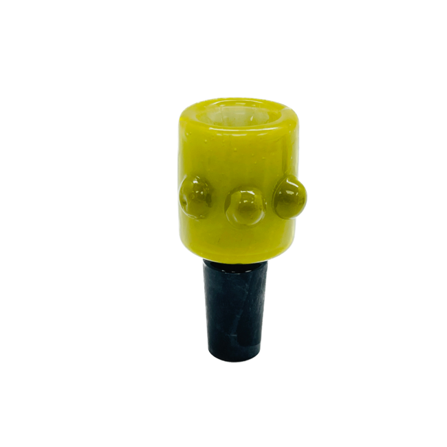 CRYSTAL GLASS 14MM COLOR TUBE GLASS BOWL