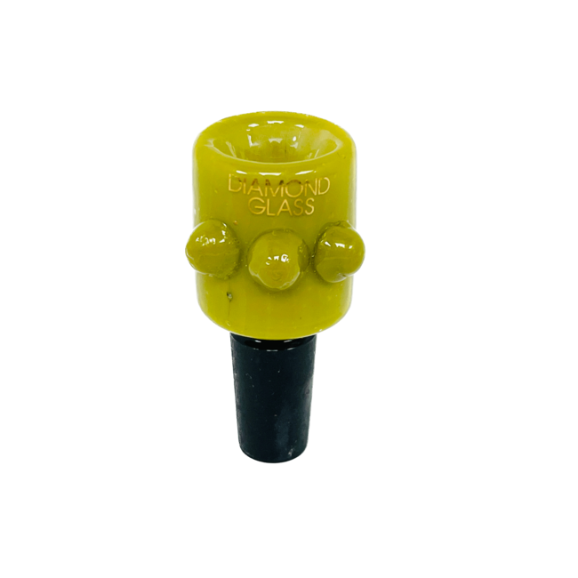 DIAMOND 14MM COLOR TUBE GLASS BOWL