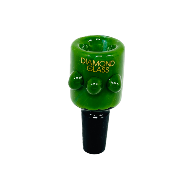 DIAMOND 14MM COLOR TUBE GLASS BOWL