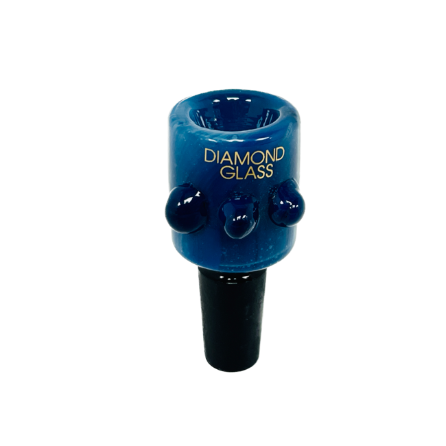 DIAMOND 14MM COLOR TUBE GLASS BOWL