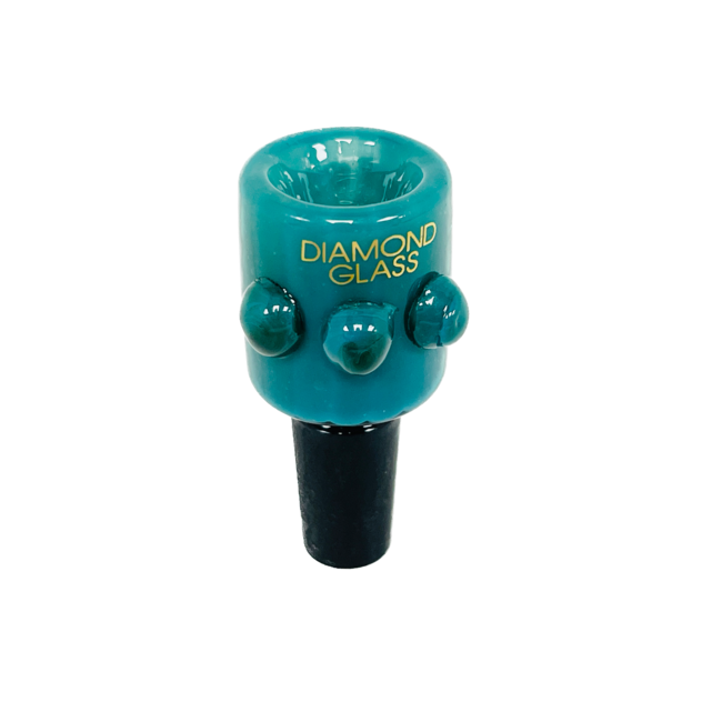 DIAMOND 14MM COLOR TUBE GLASS BOWL