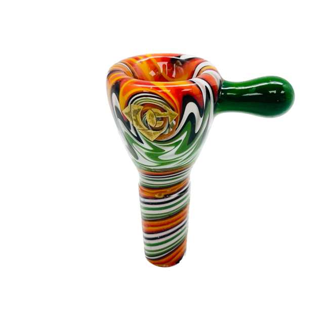 DIAMOND 14MM MULTICOLORED GLASS BOWL