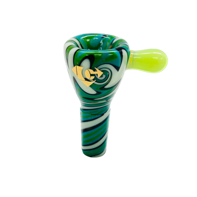 DIAMOND 14MM MULTICOLORED GLASS BOWL