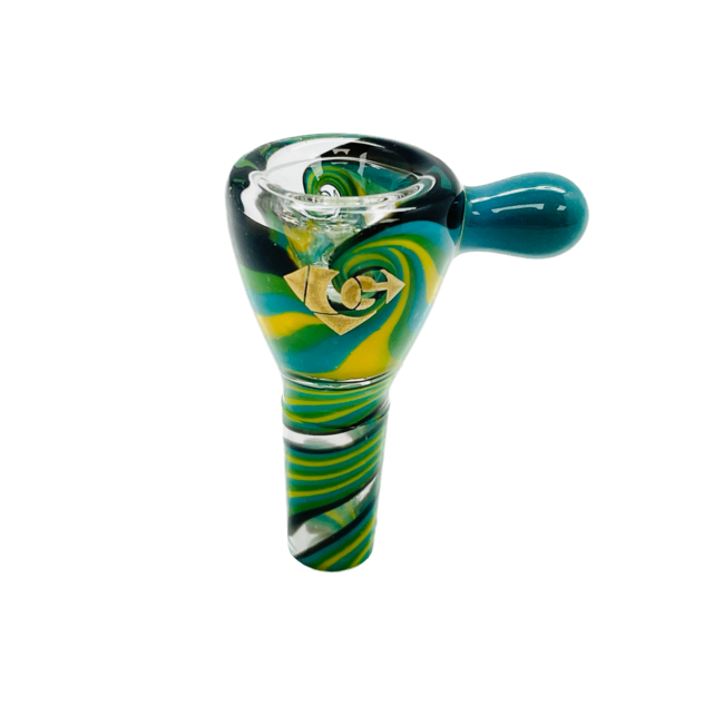 DIAMOND 14MM MULTICOLORED GLASS BOWL