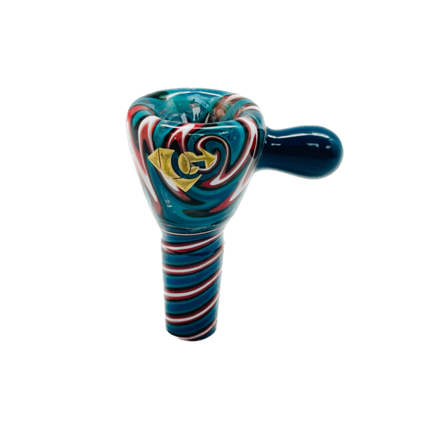 DIAMOND 14MM MULTICOLORED GLASS BOWL