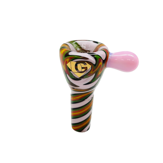 DIAMOND 14MM MULTICOLORED GLASS BOWL