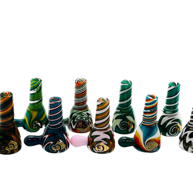 DIAMOND 14MM MULTICOLORED GLASS BOWL