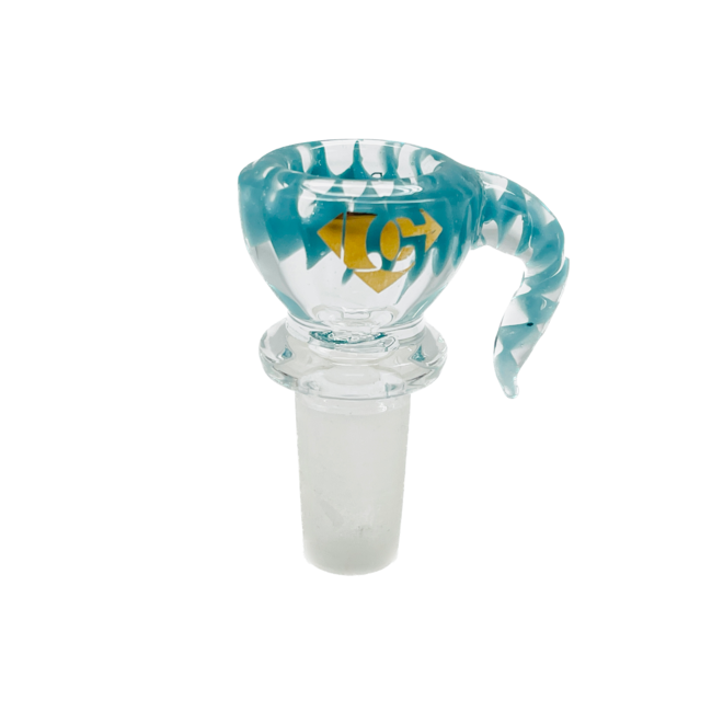 DIAMOND 14MM GLASS BOWL WITH SMALL TAIL-CC417